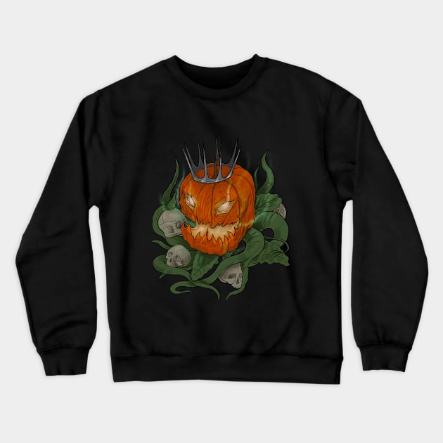 Pumpkin King Crewneck Sweatshirt by RatKingRatz